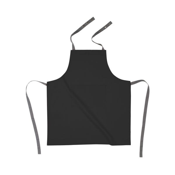 Černá bavlněná kuchyňská zástěra Tiseco Home Studio