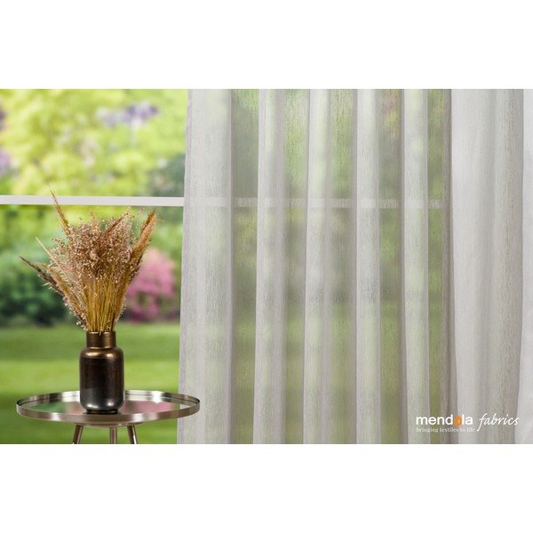 Šedá záclona 140x260 cm Lava – Mendola Fabrics-image-3