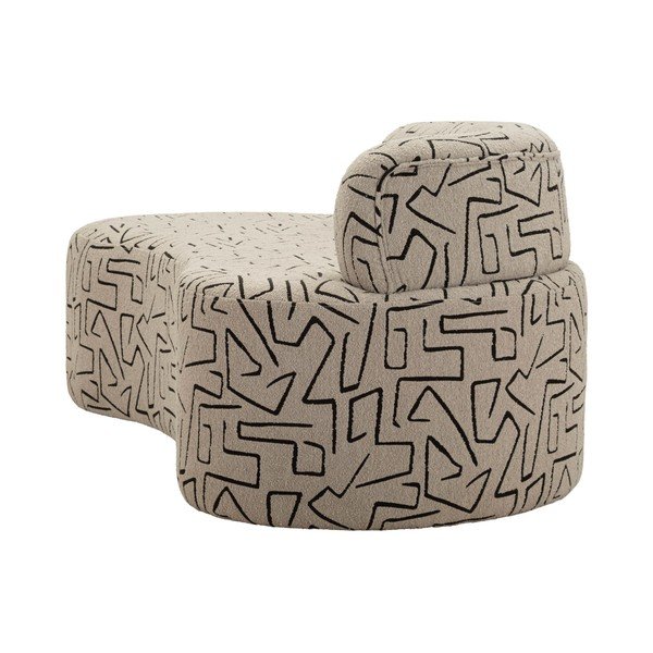 Béžová pohovka z textilie bouclé 176 cm Nairobi – Mauro Ferretti-image-3