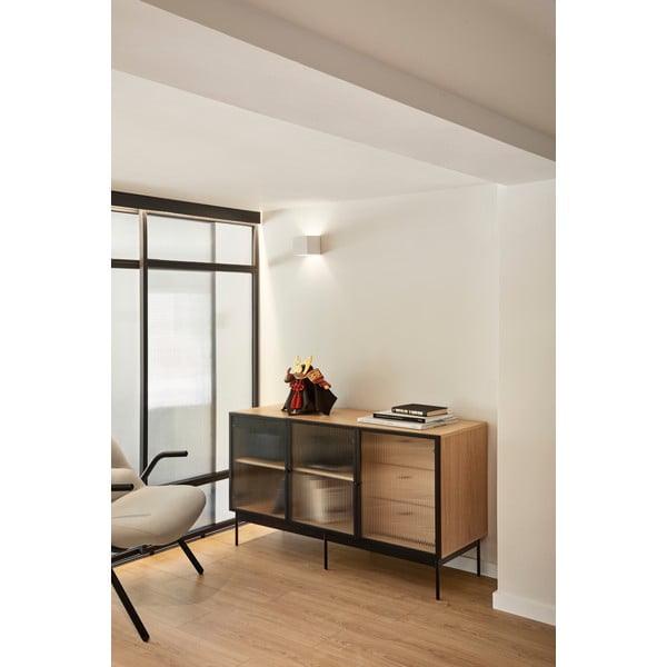 Vitrína v dekoru dubu 140x78 cm Blur - Teulat-image-1