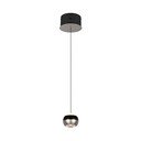 Černé/ve stříbrné barvě LED závěsné svítidlo ø 15,5 cm Orbit – Trio Select