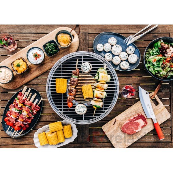 Přenosný gril na dřevěné uhlí ø 35 cm Classic – LotusGrill-image-1