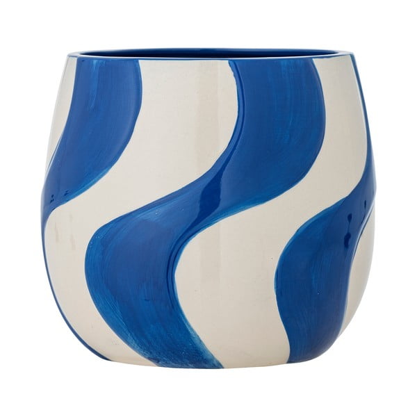 Kameninový ručně malovaný obal na květináč ø 20,5 cm Romy – Bloomingville