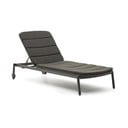Černé kovové zahradní lehátko Marcona – Kave Home