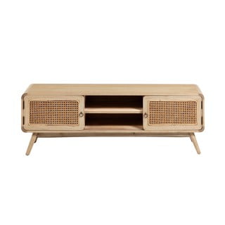 Světle hnědý TV stolek z masivu Kave Home Nalu, 150 x 50 cm