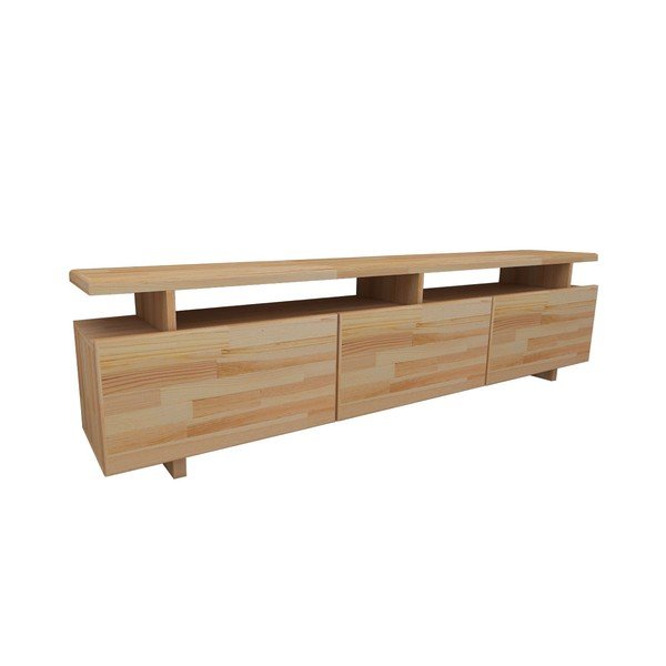 TV stolek z borovicového dřeva v přírodní barvě 174x52 cm Natural – Kalune Design