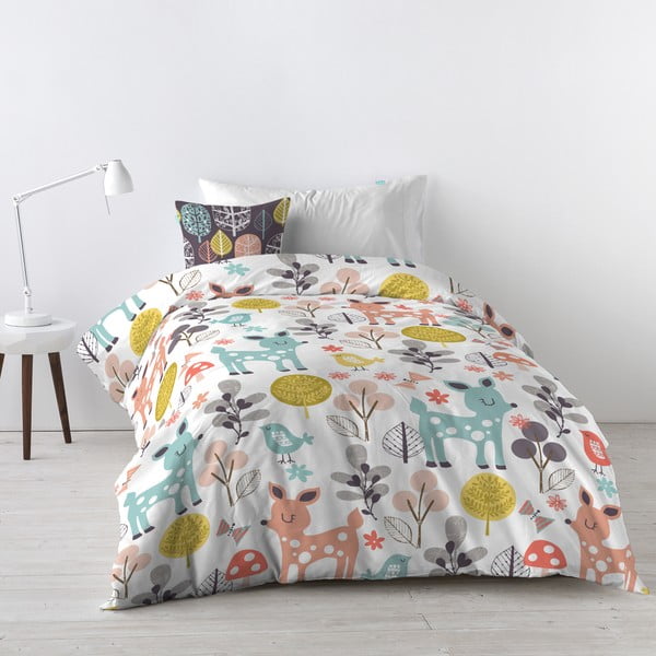 Dětské bavlněné povlečení Moshi Moshi Woodland, 140 x 200 cm-image-3