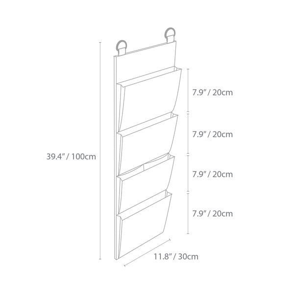 Béžový závěsný organizér Bigso Box of Sweden Hang-image-3