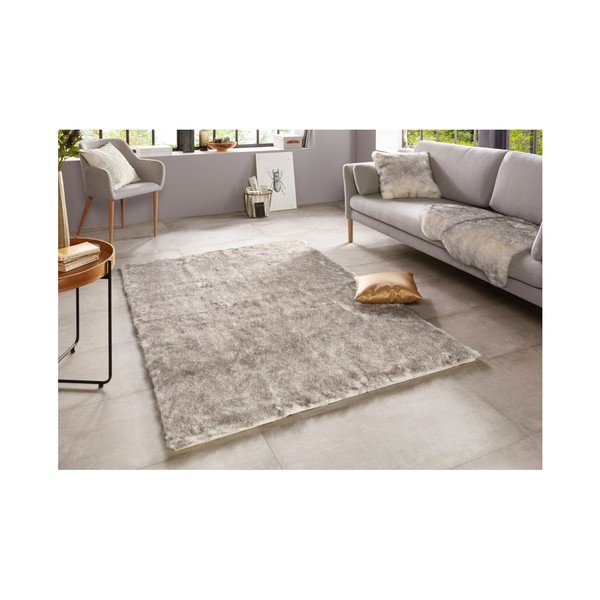 Hnědý koberec z umělé kožešiny Mint Rugs Soft, 120 x 170 cm-image-3
