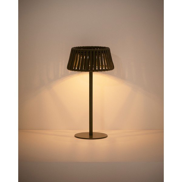 LED stolní /přenosné solární venkovní svítidlo (výška 30 cm) Aldet – Kave Home-image-3