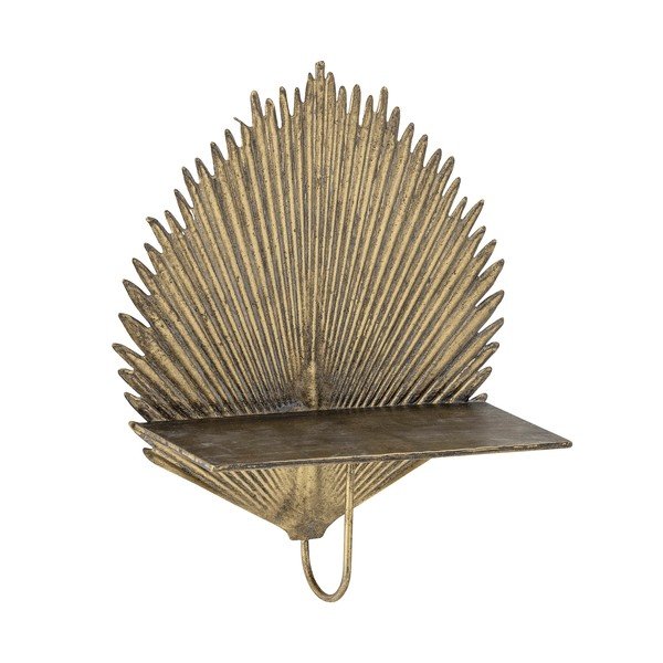 Kovová police ve zlaté barvě 26 cm Venche – Bloomingville-image-2