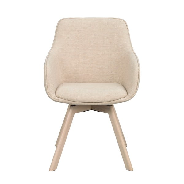 Béžová čalouněná jídelní křesla v sadě 2 ks Alison – Rowico-image-2