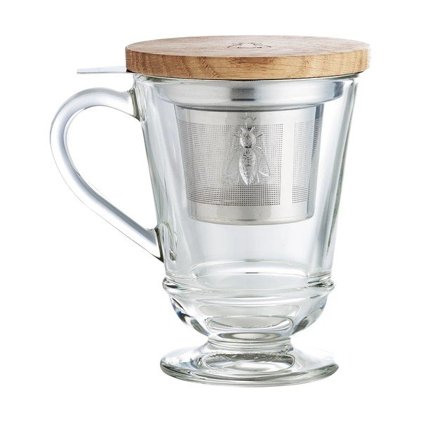 Skleněný hrnek se sítkem 270 ml Abeille – La Rochére