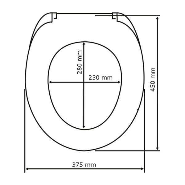 Tmavě šedé WC sedátko se snadným zavíráním Wenko Premium Ottana, 45,2 x 37,6 cm-image-2