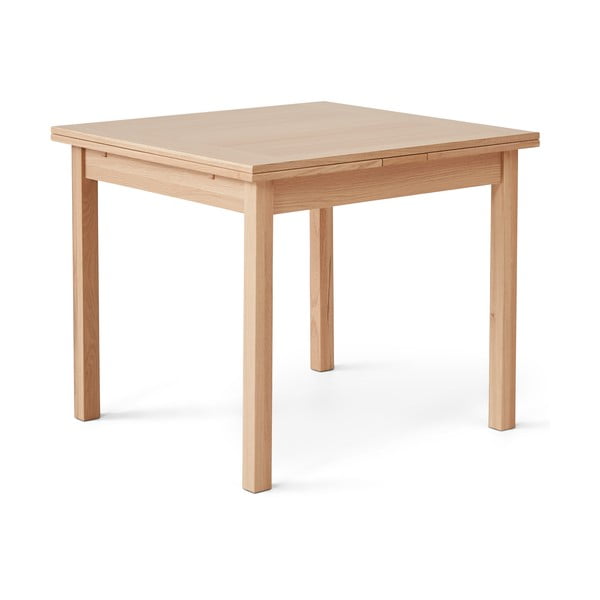 Rozkládací jídelní stůl podýhovaný dubem Hammel Dinex 90 x 90 cm-image-2