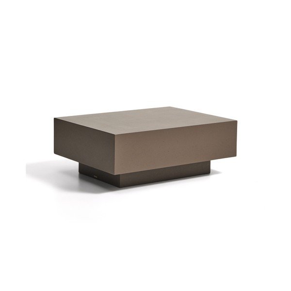 Betonový zahradní konferenční stolek 60x80 cm Rustella – Kave Home