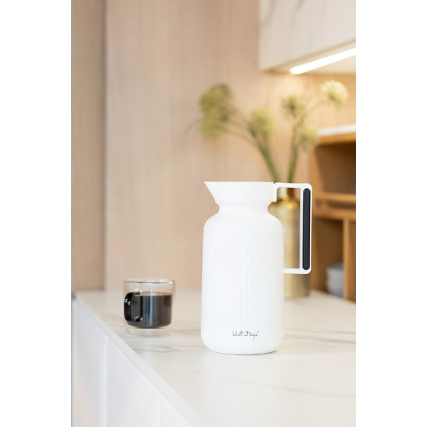 Bílá termoska 1 l Lungo – Vialli Design-image-2