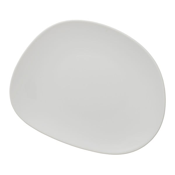 Bílý porcelánový dezertní talíř Villeroy & Boch Like Organic, 21 cm