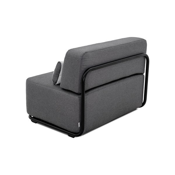 Tmavě šedý modul zahradní pohovky (středový díl) Straw – Sit Sit-image-4