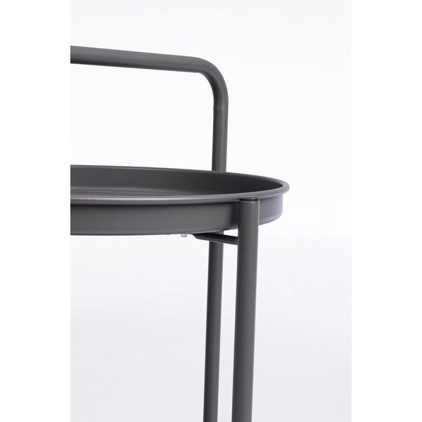 Ocelový servírovací stolek ø 44,5 cm Austin – Bizzotto-image-2