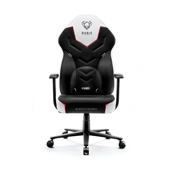 Černá herní židle X-Gamer 2.0 – Diablo Chairs-image-1