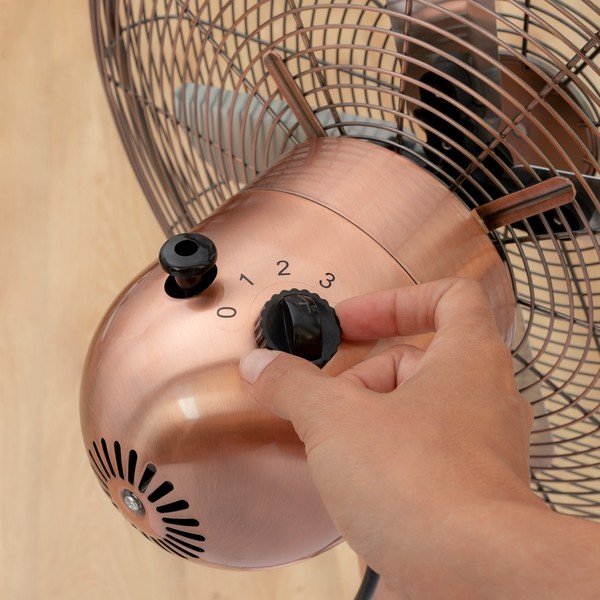 Nastavitelný ventilátor v měděné barvě InnovaGoods Retro-image-2