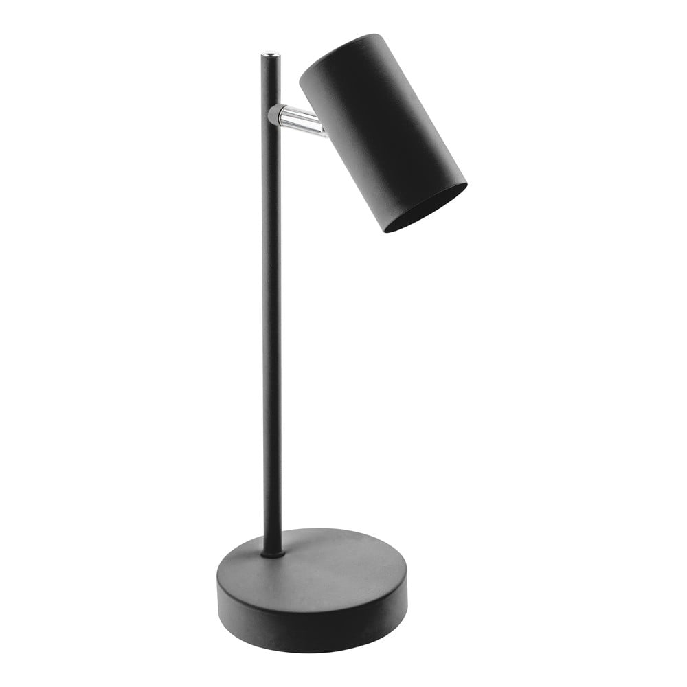Černá stolní lampa s kovovým stínidlem (výška 35 cm) Veneto – GTV