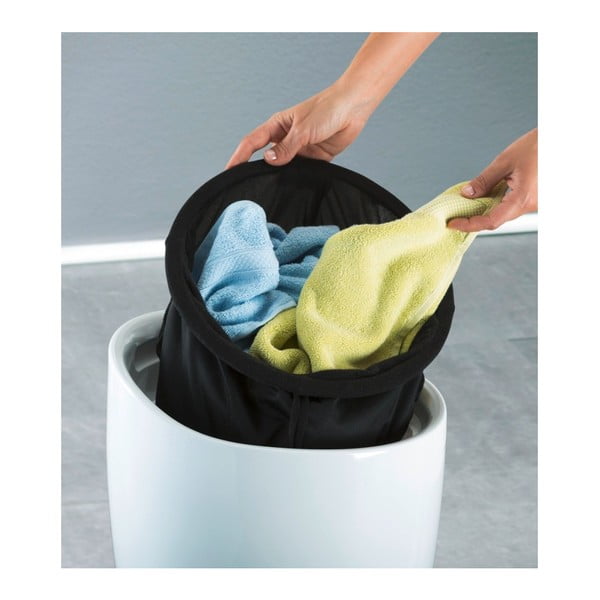 Bílý koš na prádlo a taburetka v jednom Wenko Candy, 20 l-image-3