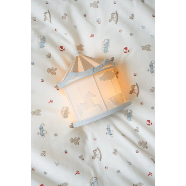 Světle žluté dětské povlečení do postýlky z bio bavlny 100x140 cm Vintage Toys – Cam Cam Copenhagen-image-4