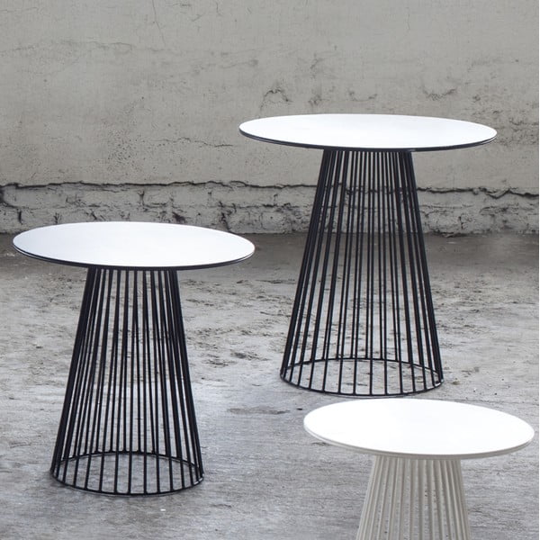 Černý odkládací stolek Serax Bistrot Garbo, ⌀ 30 cm-image-3