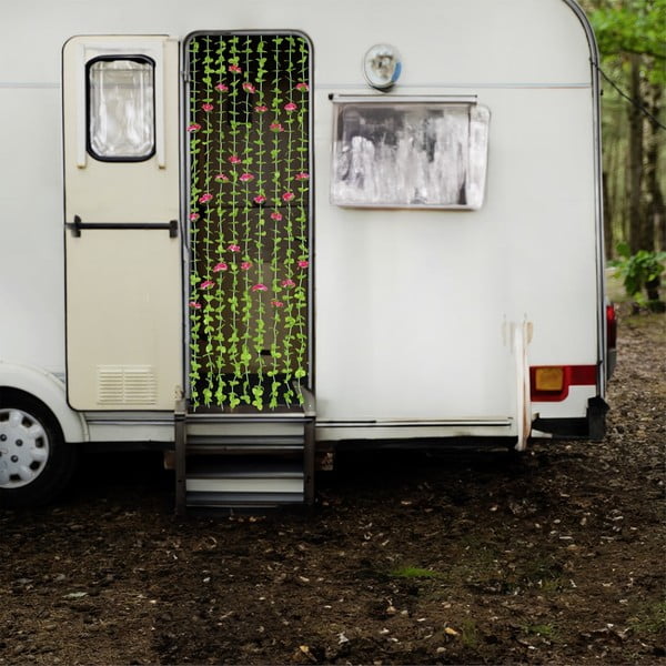 Červený/zelený závěs do dveří 90x190 cm Roses – Maximex-image-1