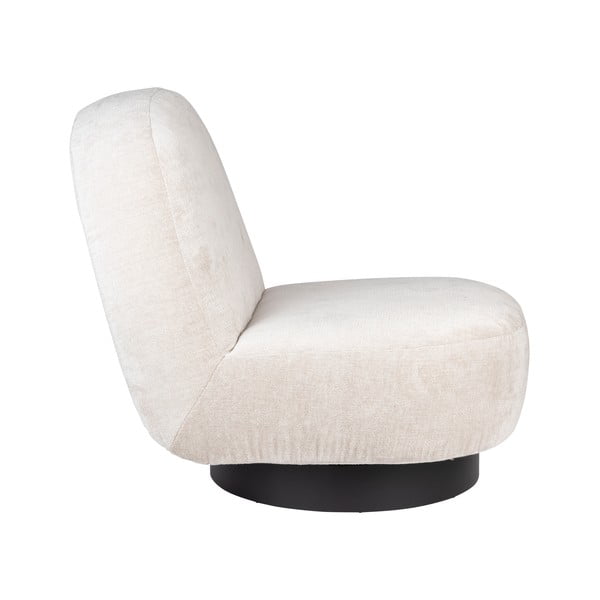 Krémové sametové křeslo Eden – Zuiver-image-3