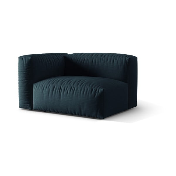 Tmavě modrý modul pohovky (levý roh) Martina – Micadoni Home-image-1