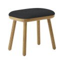 Stolička v antracitovo-přírodní barvě Paff Tall – UMAGE