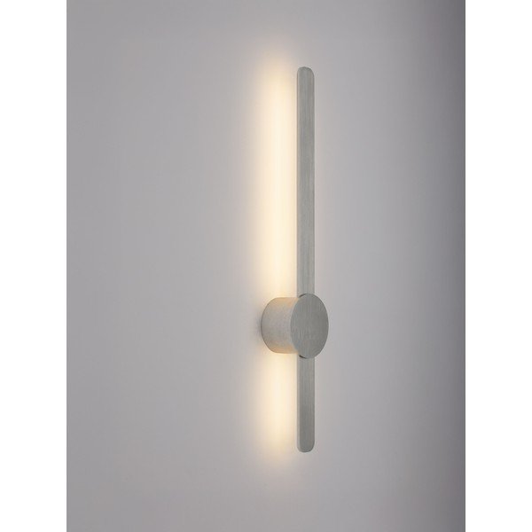 Hliníkové LED nástěnné svítidlo v matně stříbrné barvě Norei – Nova Luce-image-1