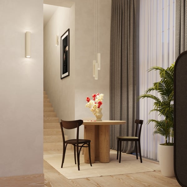 Krémové nástěnné svítidlo Castro – Sollux-image-1