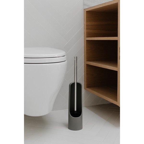 Šedá plastová WC štětka Touch – Umbra-image-1