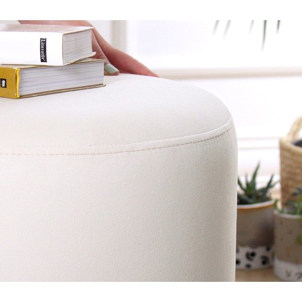 Bílý taburet Ropp – Artie-image-2