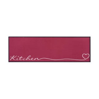 Červený běhoun Zala Living Kitchen, 50 x 150 cm