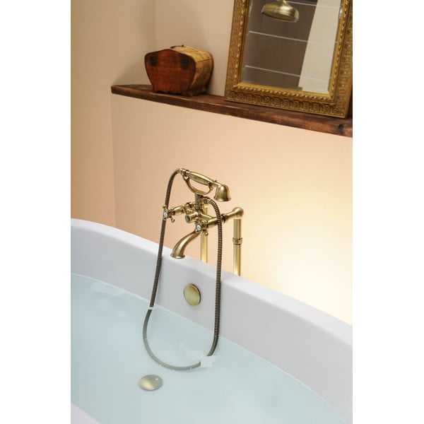 Nástěnná vanová baterie v bronzové barvě (2 výstupy) Antea – Sapho-image-3