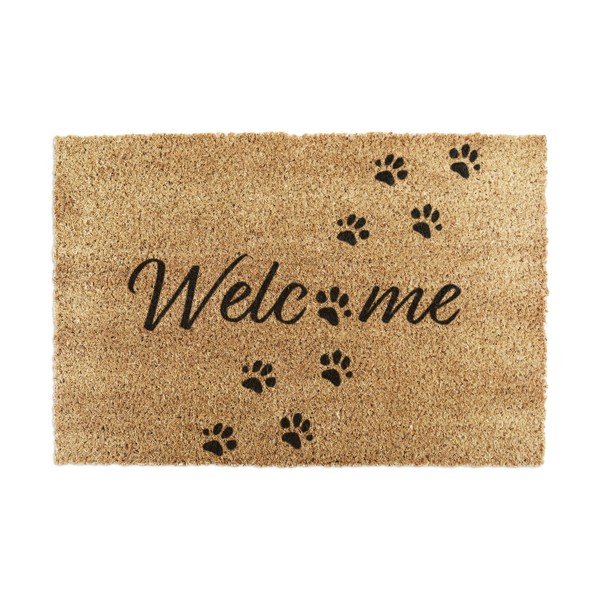 Rohožka z kokosového vlákna 60x90 cm Welcome Paws – Artsy Doormats