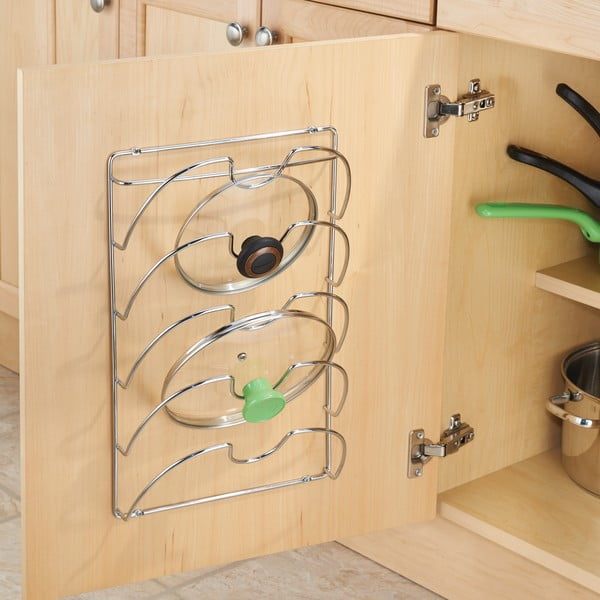 Nástěnný ocelový držák na pokličky Classico – iDesign-image-1