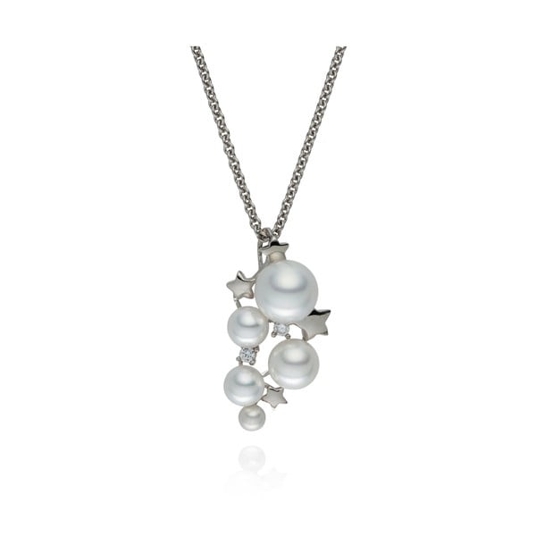 Náhrdelník s perlovým přívěskem Pearls Of London Star, délka 42 cm
