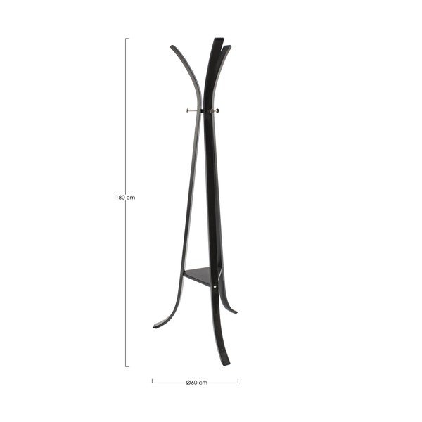 Černý ocelový věšák 60x180 cm Triomphe – Bizzotto-image-2