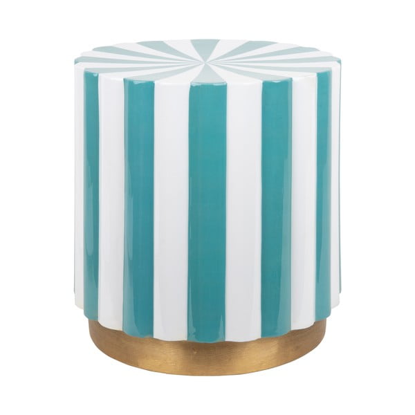 Kovový kulatý odkládací stolek ø 40 cm Candy Swirl – Leitmotiv