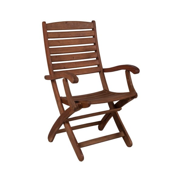 Sada 2 skládacích zahradních židlí z eukalyptového dřeva Crido Consulting