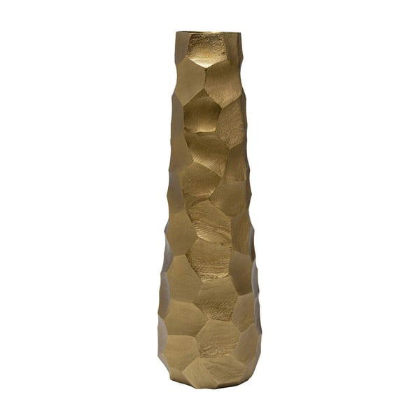 Hliníková váza ve zlaté barvě Kare Design Aria,výška 60 cm