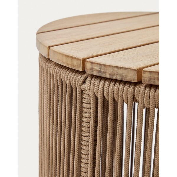 Kulatý zahradní odkládací stolek ø 40 cm Mesa – Kave Home-image-3