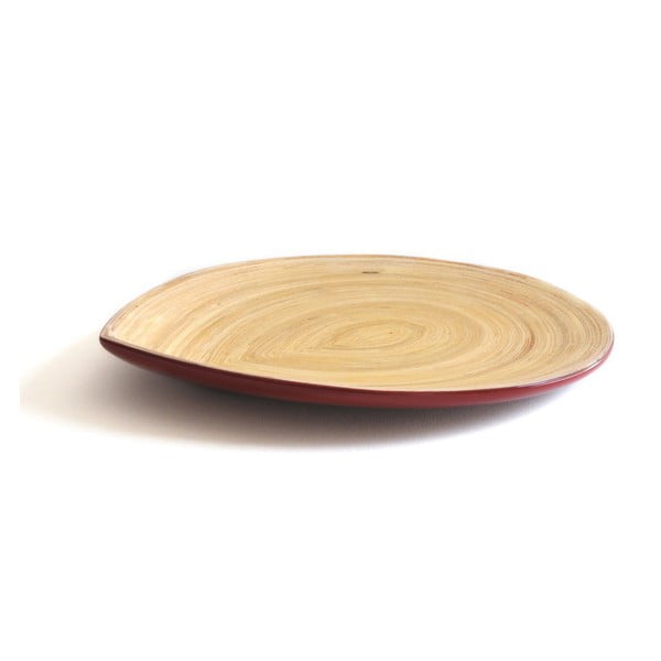 Bambusový talíř Apero Plate, červený