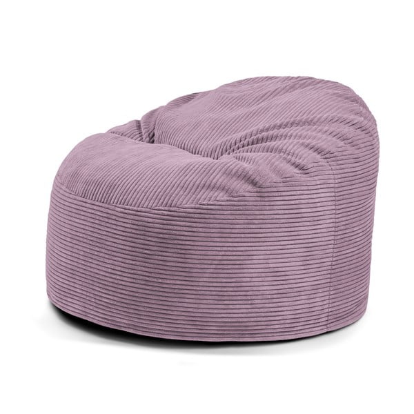 Fialový manšestrový dětský sedací vak Om 85 – SLOWDOWN